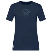 Koszulki sportowe damskie - Koszulka damska Norrona femund equaliser merino T-shirt Rozmiar: M / Kolor: ciemnoniebieski - miniaturka - grafika 1