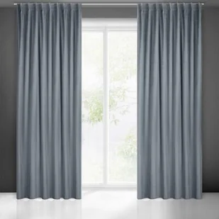Zasłona MADLEN 140 x 300 cm taśma FLEX grafitowy - Zasłony - miniaturka - grafika 1