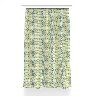 Klasyczna zasłona kolory Geometryczny wzór 150x230, Fabricsy - Zasłony - miniaturka - grafika 1