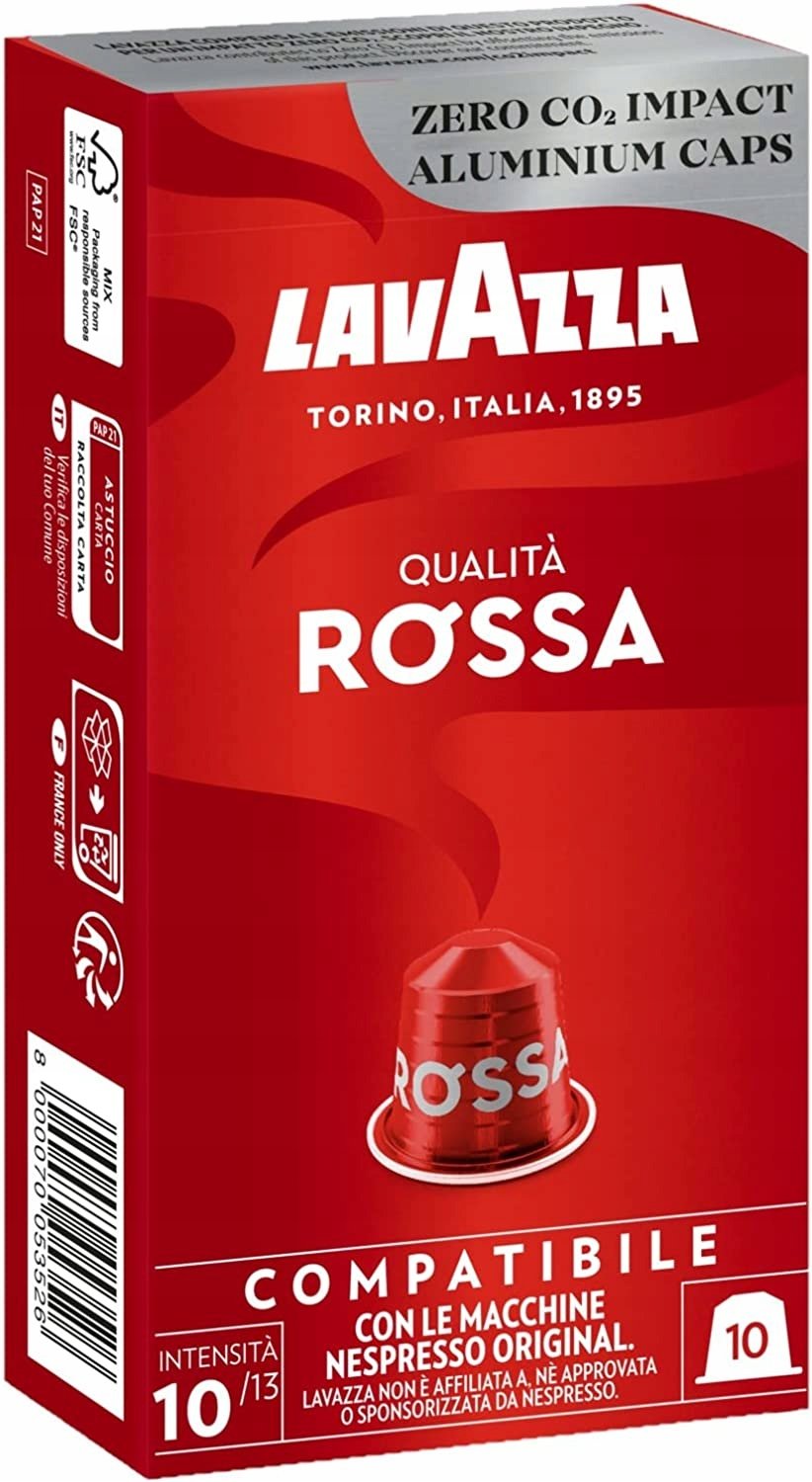 Kapsułki Nespresso Lavazza Qualita Rossa 10 szt