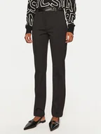 Spodnie damskie - Lola Casademunt by Maite Spodnie materiałowe MF2414004 00N Czarny Regular Fit - miniaturka - grafika 1