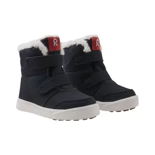 Buty dla dziewczynek - Zimowe buty dla dziecka Reima Pyrytys soft black - 33 - grafika 1