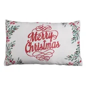 Poduszki dekoracyjne - Poduszka HOLLY 50 x 30 cm biały - miniaturka - grafika 1