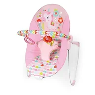 Skoczki dla dzieci - Bright Starts, Leżaczek dla niemowląt, fantazyjny fantazyjny z uspokajającymi wibracjami, poduszka do siedzenia nadająca się do prania w pralce, antypoślizgowe nóżki i 2 zabawki - miniaturka - grafika 1