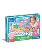 Mały naukowiec - Clementoni Puzzle z quizzem "Świnka Peppa" - 3+ - miniaturka - grafika 1