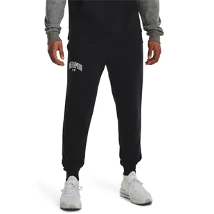 Męskie Spodnie UNDER ARMOUR UA RIVAL FLC WM JOGGER 1373374-001 – Czarny - Spodnie sportowe męskie - miniaturka - grafika 1