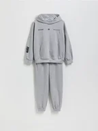 Bluzy dla chłopców - Reserved - Bawełniany komplet - jasnoszary - miniaturka - grafika 1