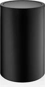 Kosze na bieliznę - Pojemnik na pranie Decor Walther okrągły 58 cm czarny mat z klapką - miniaturka - grafika 1