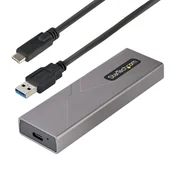 Obudowy i kieszenie na dyski twarde - StarTech M2-USB-C-NVME-SATA obudowa do dysków twardych Obudowa SSD Szary M.2 - miniaturka - grafika 1