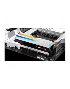 G.Skill DDR5 - 48GB - 8200 - CL - 40 (2x 24 GB) dual kit, RAM (Kolor: BIAŁY, F5-8200J4052F24GX2-TZ5RW, Trident Z5 RGB, INTEL XMP) - Pamięci RAM - miniaturka - grafika 1