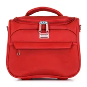 Kosmetyczki, organizery i kuferki - Kosmetyczka podróżna miękka jednokolorowa - miniaturka - grafika 1