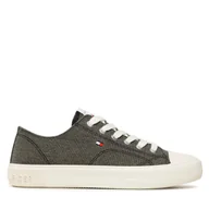 Buty dla chłopców - Trampki Tommy Hilfiger Low Cut Lce-Up T3X9-32827-0890 S Czarny - miniaturka - grafika 1