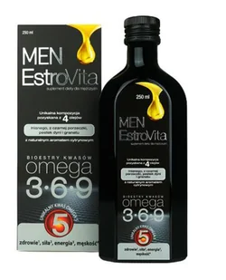 EstroVita Men Kwasy Omega 3-6-9 Suplement diety 250 ml - Suplementy naturalne - miniaturka - grafika 1