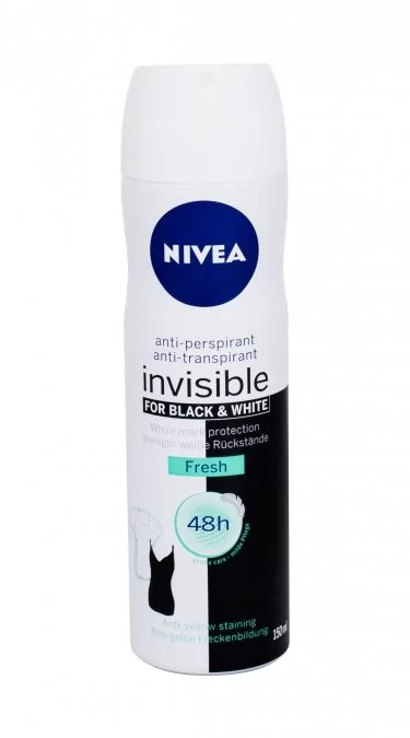Nivea Invisible For Black & White 48h antyperspirant 150 ml dla kobiet