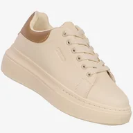 Sneakersy damskie - Sneakersy Damskie BIG STAR Buty Półbuty Sportowe Na Platformie Beżowe SS274246 Beżowy 41 - miniaturka - grafika 1