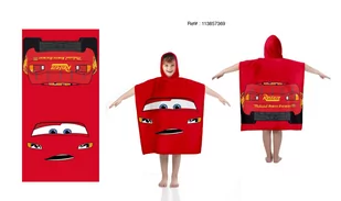 Carbotex, Auta, Poncho 55x110 cm - Okrycia kąpielowe dla dzieci - miniaturka - grafika 1