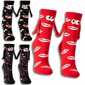 Skarpetki damskie - WALENTYNKI SKARPETKI DAMSKIE SKARPETY FRIENDSY MAGNETYCZNE 3PAK MORAJ 35-38 - miniaturka - grafika 1