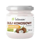 Olej spożywczy - INTENSON Olej kokosowy rafinowany bezzapachowy, 200ml - miniaturka - grafika 1