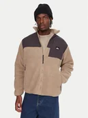 Bluzy męskie - Quiksilver Polar Shallow Water EQYPF03076 Beżowy Regular Fit - miniaturka - grafika 1