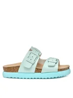 Buty dla dziewczynek - Geox Klapki J Bubblebow G J55MYB 000BC C3003 S Błękitny - miniaturka - grafika 1
