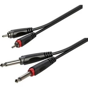 Kabel Audio 2 x Jack 6,3 - 2 x RCA - 3m - Roxtone RACC150L3 - Inne akcesoria gitarowe - miniaturka - grafika 1