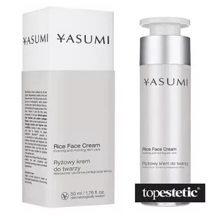 Yasumi  Rice Face Cream Ryżowy krem do twarzy 50 ml - Kremy do twarzy - miniaturka - grafika 1