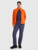 Odzież trekkingowa damska - 4F Spodnie trekkingowe szybkoschnące damskie - szare S - miniaturka - grafika 1