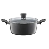 Garnki - Ambition LOFT GARNEK Z POWŁOKĄ QUALUM BASIC STONE 28 CM INDUKCJA 22869 22869 - miniaturka - grafika 1