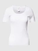 Koszulki i topy damskie - T-shirt z okrągłym dekoltem model ‘LUXURY’ - miniaturka - grafika 1