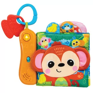 Smily Książeczka Sensoryczna Dżungla 53170 - Zabawki sensoryczne - miniaturka - grafika 1