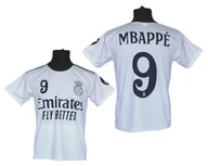 Piłka nożna - koszulka biała MBAPPE t-shirt dla dziecka MADRYT SK - miniaturka - grafika 1