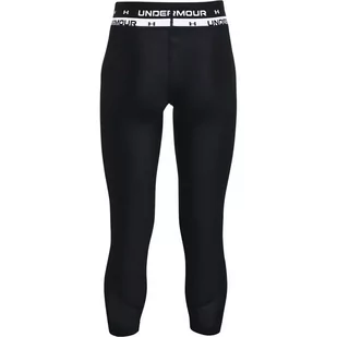 Legginsy dziewczęce Under Armour HG Armour Crop - Spodnie i spodenki dla dziewczynek - miniaturka - grafika 2