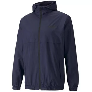 Kurtka Męska Puma Ess Solid Windbreaker Granatowa 847484 06-S - Kurtki męskie - miniaturka - grafika 1