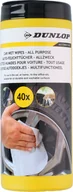 Akcesoria do mycia samochodu - Chusteczki nawilżające do czyszczenia ogólnego DUNLOP x40 - miniaturka - grafika 1