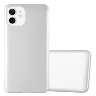 Etui i futerały do telefonów - Pokrowiec Do Apple iPhone 12 MINI w METALLIC SREBRNY Etui TPU Silikon Obudowa Ochronny Case Cover Cadorabo - miniaturka - grafika 1