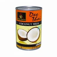 Produkty wegańskie i wegetariańskie - Dee Thai Mleczko kokosowe 17%-19% 400 ml - miniaturka - grafika 1