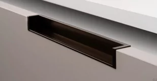 Uchwyt meblowy wpuszczany Hexxa 200 Aluminiowy brązowy - Zawiasy, okucia i inne akcesoria - miniaturka - grafika 1