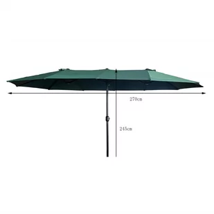 PARASOL OGRODOWY TILIA CIEMNOZIELONY - Parasole ogrodowe - miniaturka - grafika 1