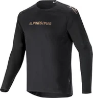 Koszulki męskie - Alpinestars Koszulka długi rękaw ALPINESTARS A-ARIA POLARTEC SWITCH LS JERSEY, Black Rozmiar: XL - miniaturka - grafika 1