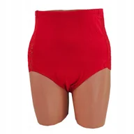 Majtki damskie - Majtki Plus Size Figi Wysokim Stanem Wyszczuplające Bawełniane Koronka 5Xl - miniaturka - grafika 1