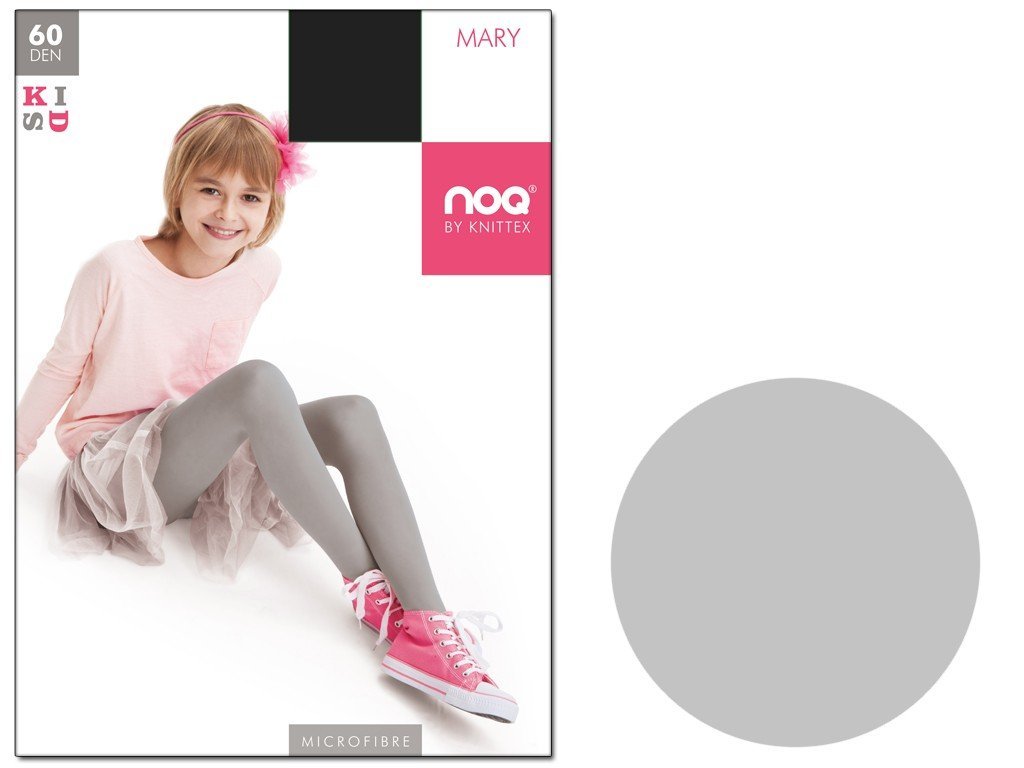 Rajstopy Dziecięce Z Mikrofibry 60 Den Kryjące 152-158 Silver