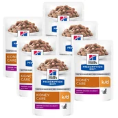Mokra karma dla kotów - HILL'S PD Prescription Diet Feline k/d Kidney Care Wołowina 6x85g - saszetka - miniaturka - grafika 1