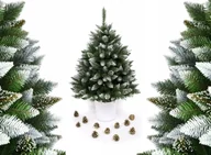 Choinki - twojachoinka, Sztuczna choinka w donicy Sosna diamentowa, 130 cm - miniaturka - grafika 1