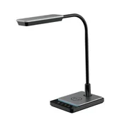 Lampy stojące - Lampka biurkowa MAXCOM Porto ML3100 Czarny - miniaturka - grafika 1