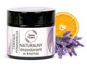 Dezodoranty i antyperspiranty unisex - Słomiana Pracownia Naturalny dezodorant w kremie Lawenda - Pomarańcza 50 ml - miniaturka - grafika 1