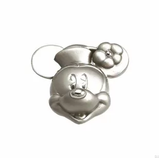 Gałka meblowa Myszka Minnie Głowa Nikiel Szczotkowany - Klamki - miniaturka - grafika 1