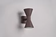 Lampy ogrodowe - Trio Leuchten Nowoczesna lampa ścienna rdzawobrązowa 2-punktowa - Rolf - miniaturka - grafika 1