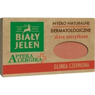 Biały Jeleń Biały Jeleń Mydło dermatologiczne z glinką czerwoną 125g - Kosmetyki kąpielowe dla dzieci - miniaturka - grafika 2