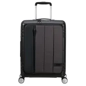 Walizki - Walizka podróżna American Tourister Spinner 55 EXP 45 l grey/melange - miniaturka - grafika 1