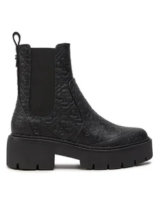 Guess Sztyblety Shuze FLTSHU FAL10 Czarny - Botki damskie - miniaturka - grafika 1